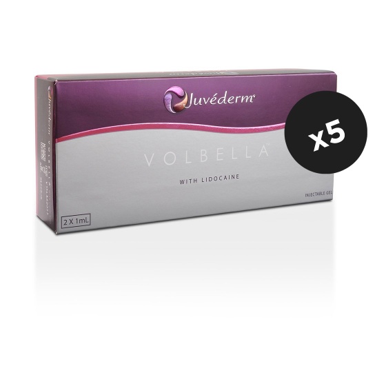 5 x Juvederm® Volbella Lidokain (2 x 1 ml)